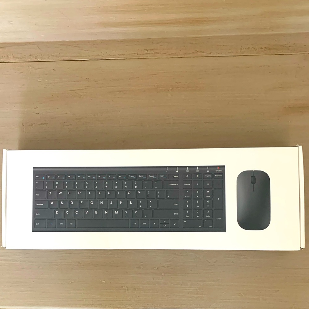 NOT FOR SALE Seenda Rechargeable Wireless Keyboard & Mouse Set